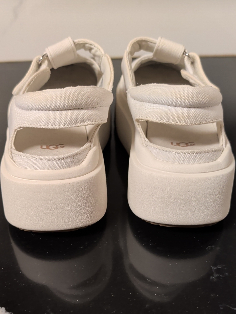 UGG® Women's EZ-Duzzit T-Strap Platform Flats Size 6 Used Exc MSRP $120 - Picture 7 of 11